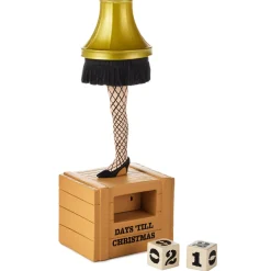 A Christmas Story™ Leg Lamp Christmas Countdown Calendar Figurine With Light