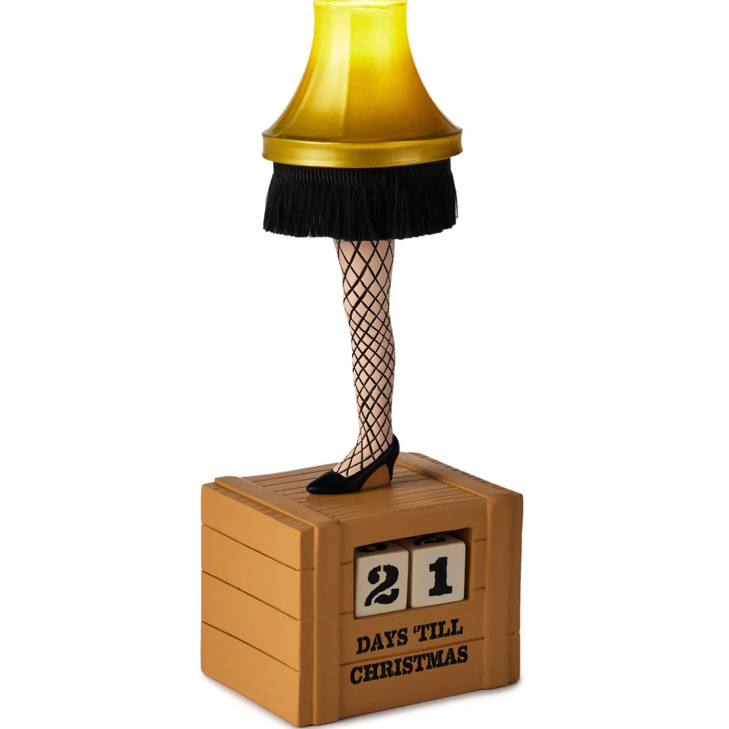 A Christmas Story™ Leg Lamp Christmas Countdown Calendar Figurine With Light