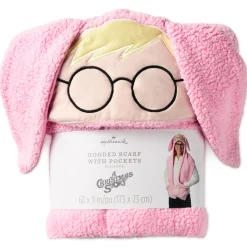 A Christmas Story™ Ralphie's Pink Bunny Suit Hooded Scarf With Pockets