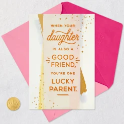 A Daughter and a Good Friend Birthday Card