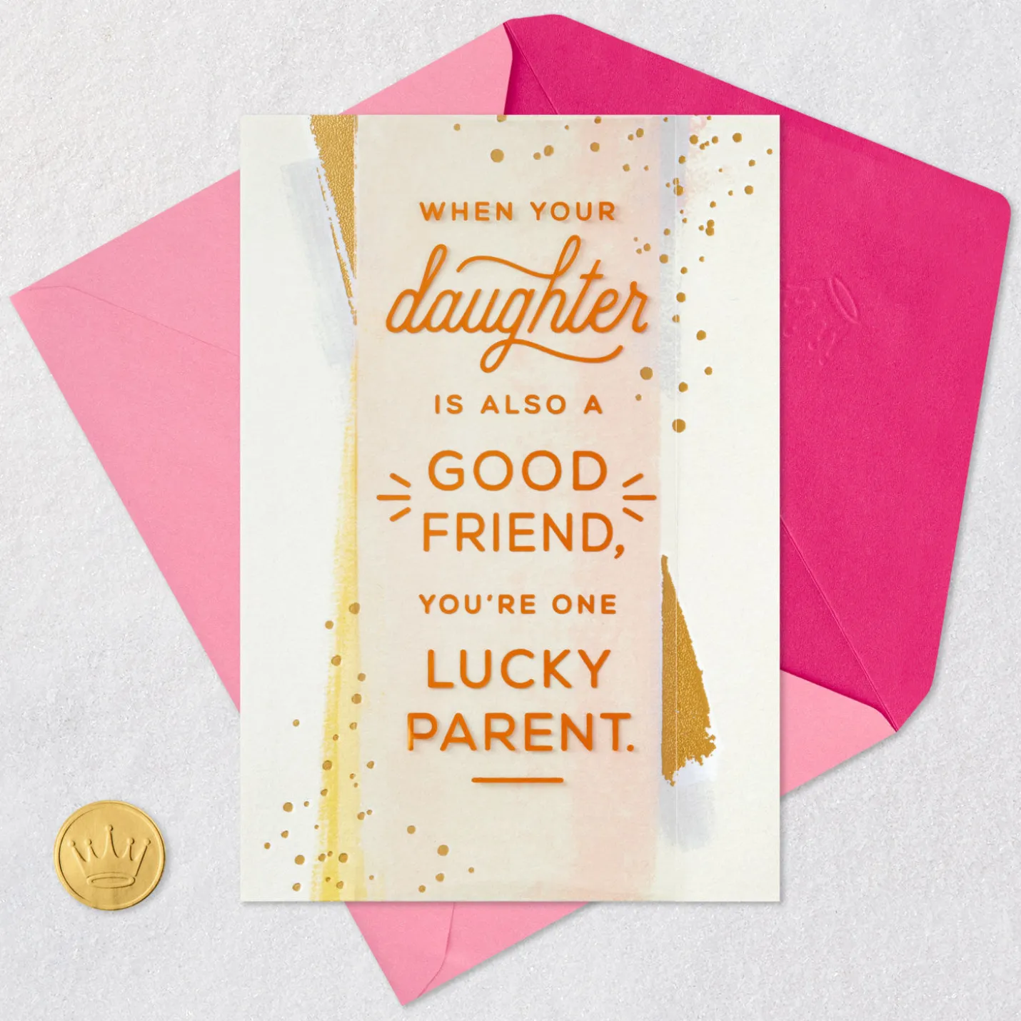 A Daughter and a Good Friend Birthday Card