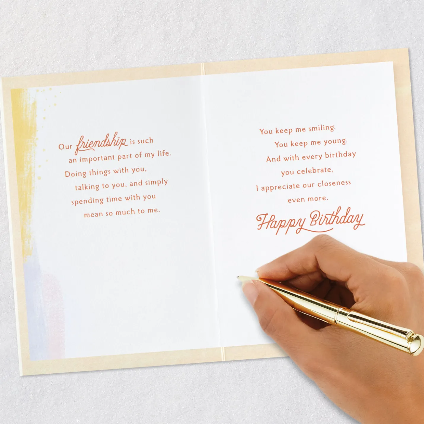 A Daughter and a Good Friend Birthday Card