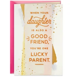 A Daughter and a Good Friend Birthday Card