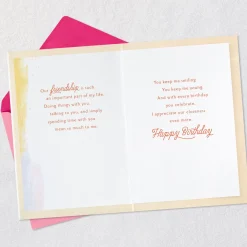 A Daughter and a Good Friend Birthday Card