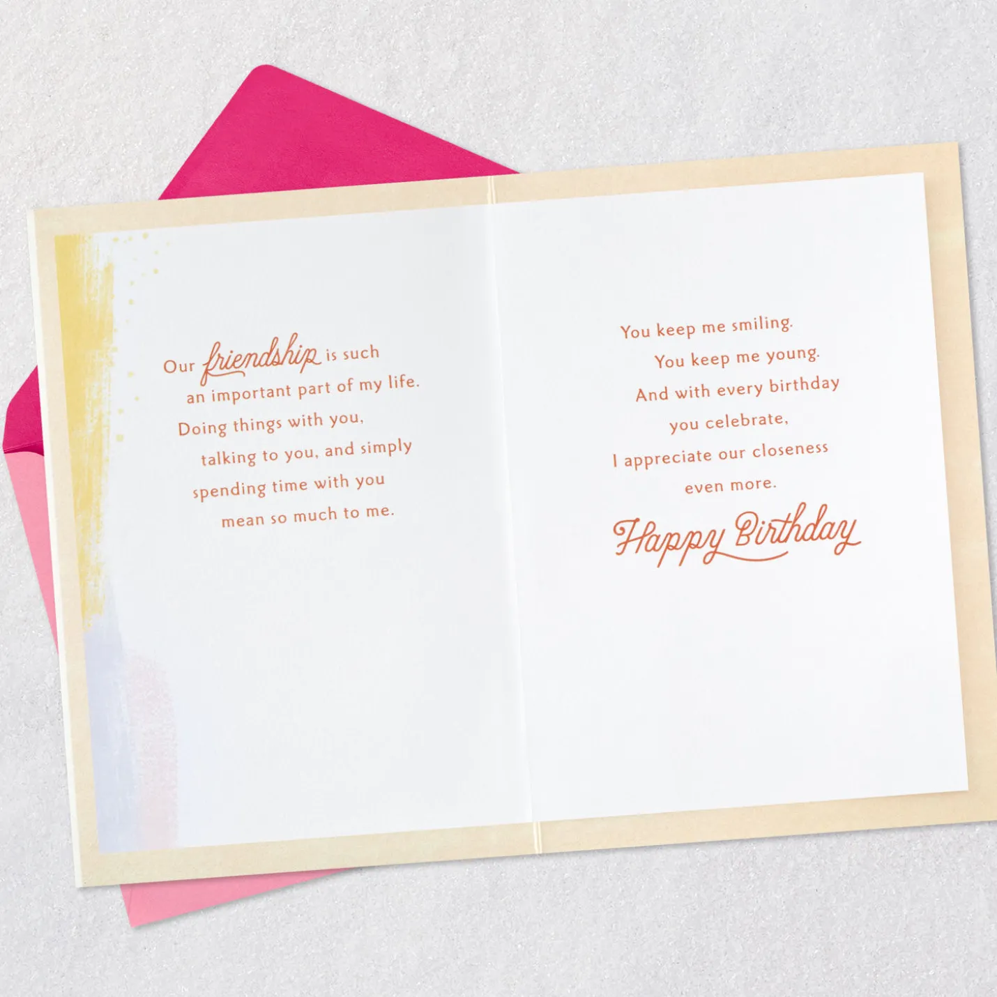 A Daughter and a Good Friend Birthday Card