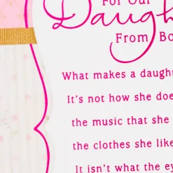 A Daughter As Wonderful As You Birthday Card From Parents