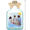 A Day at the Beach Sun & Waves Personalized Ornament, Custom Photo