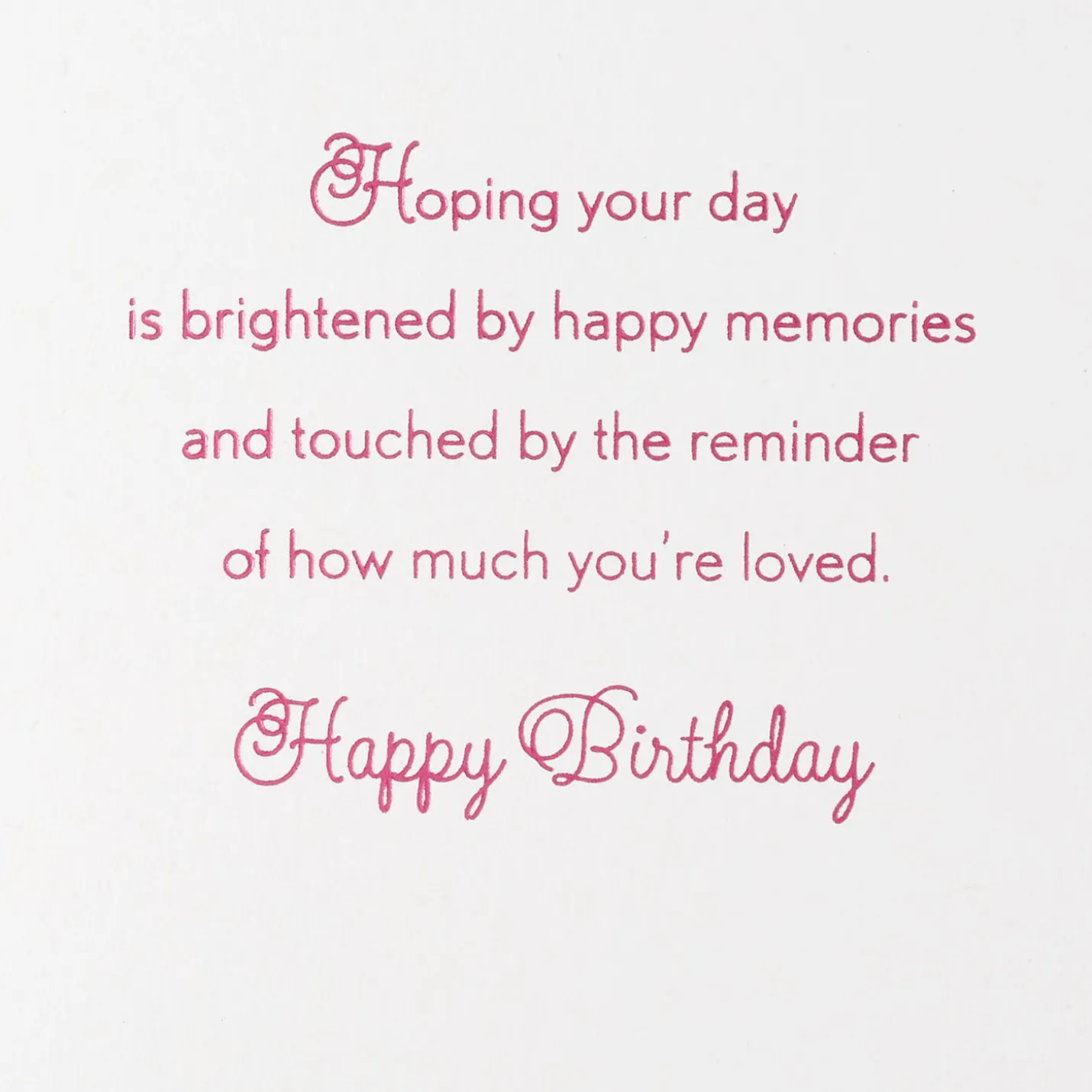 A Day of Happy Memories Birthday Card for Grandma