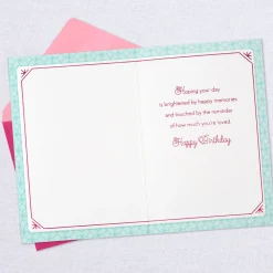 A Day of Happy Memories Birthday Card for Grandma