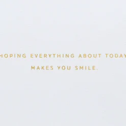 A Day of Smiles Celebration Card