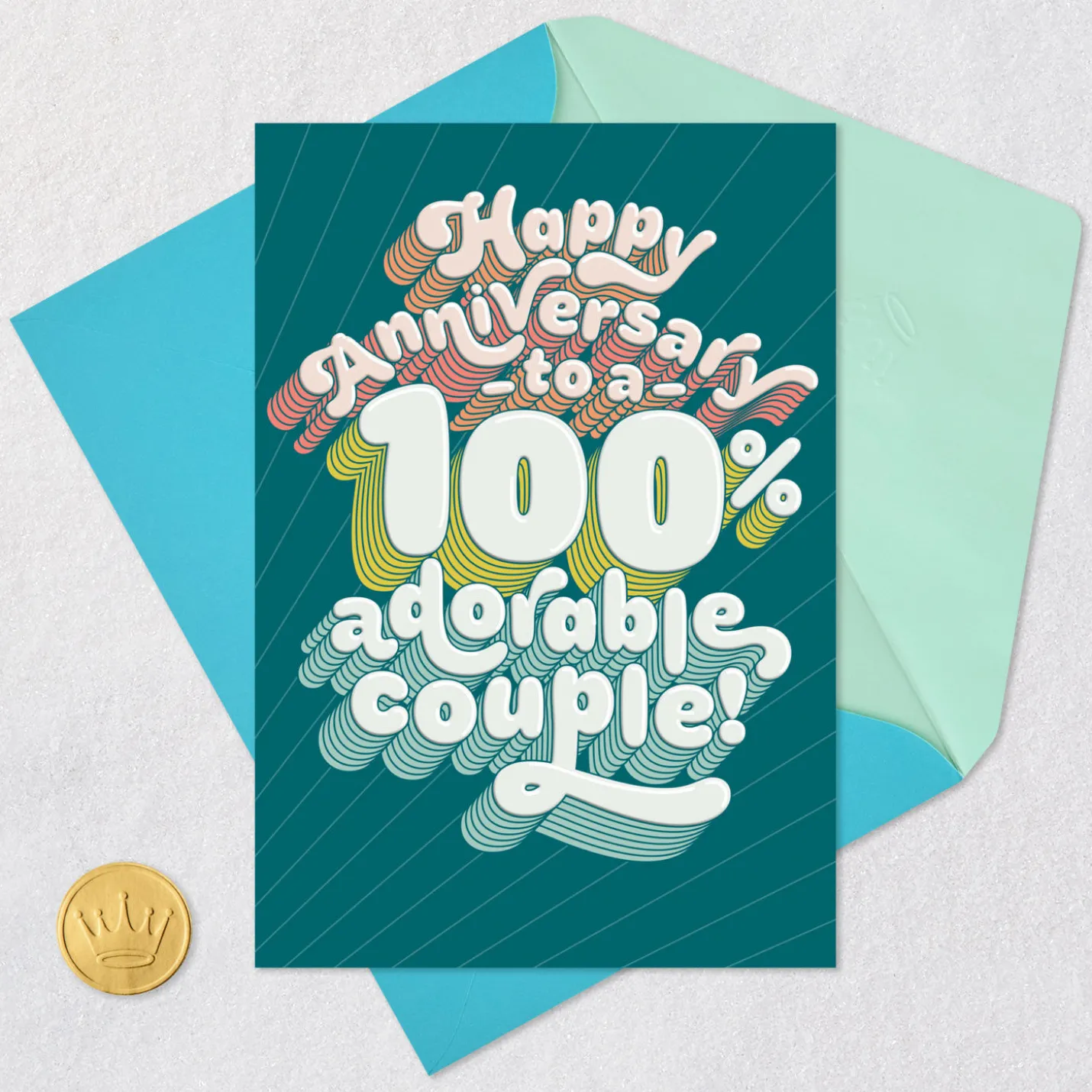 Adorable Couple Funny Anniversary Card