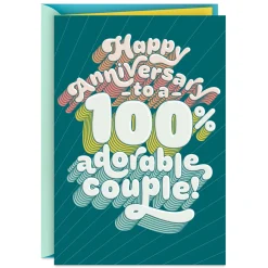 Adorable Couple Funny Anniversary Card