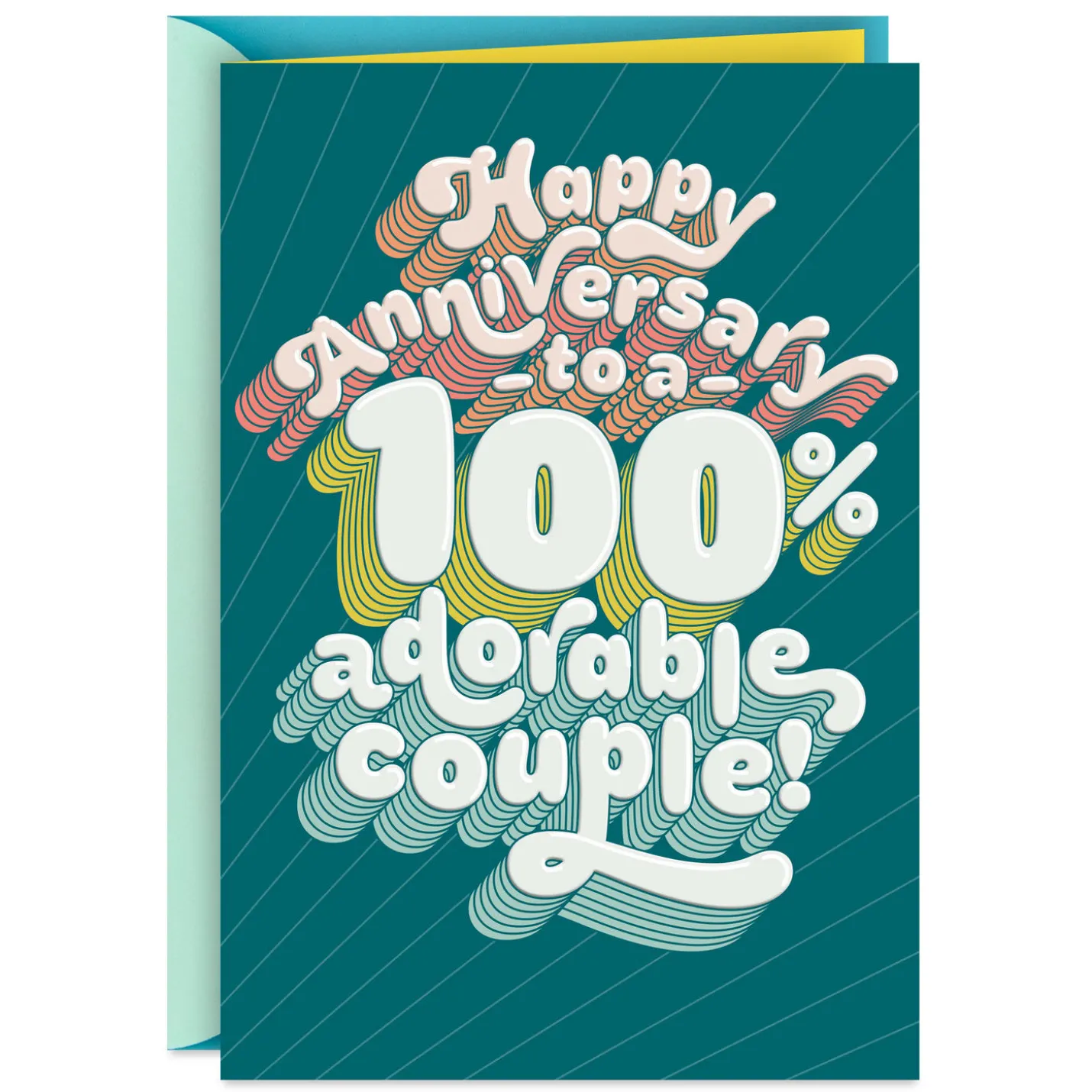 Adorable Couple Funny Anniversary Card