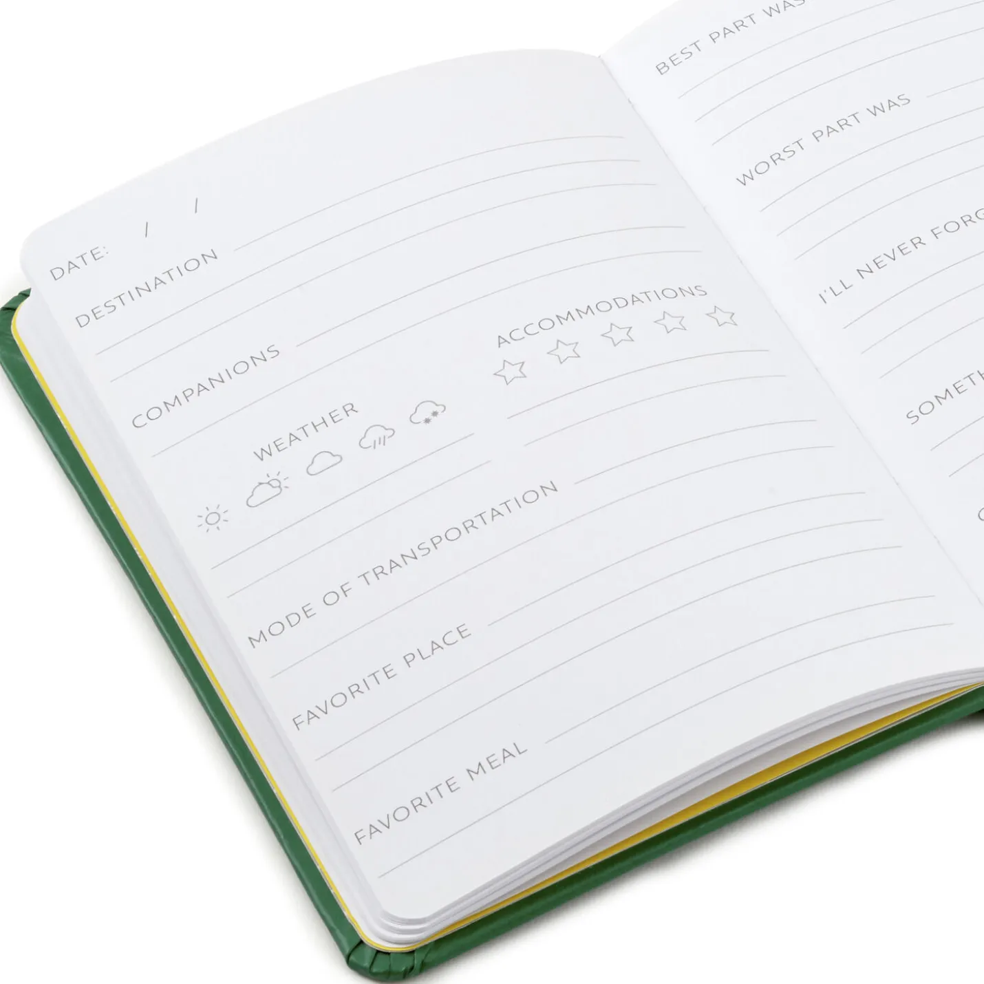 Adventure Awaits Prompted Journal