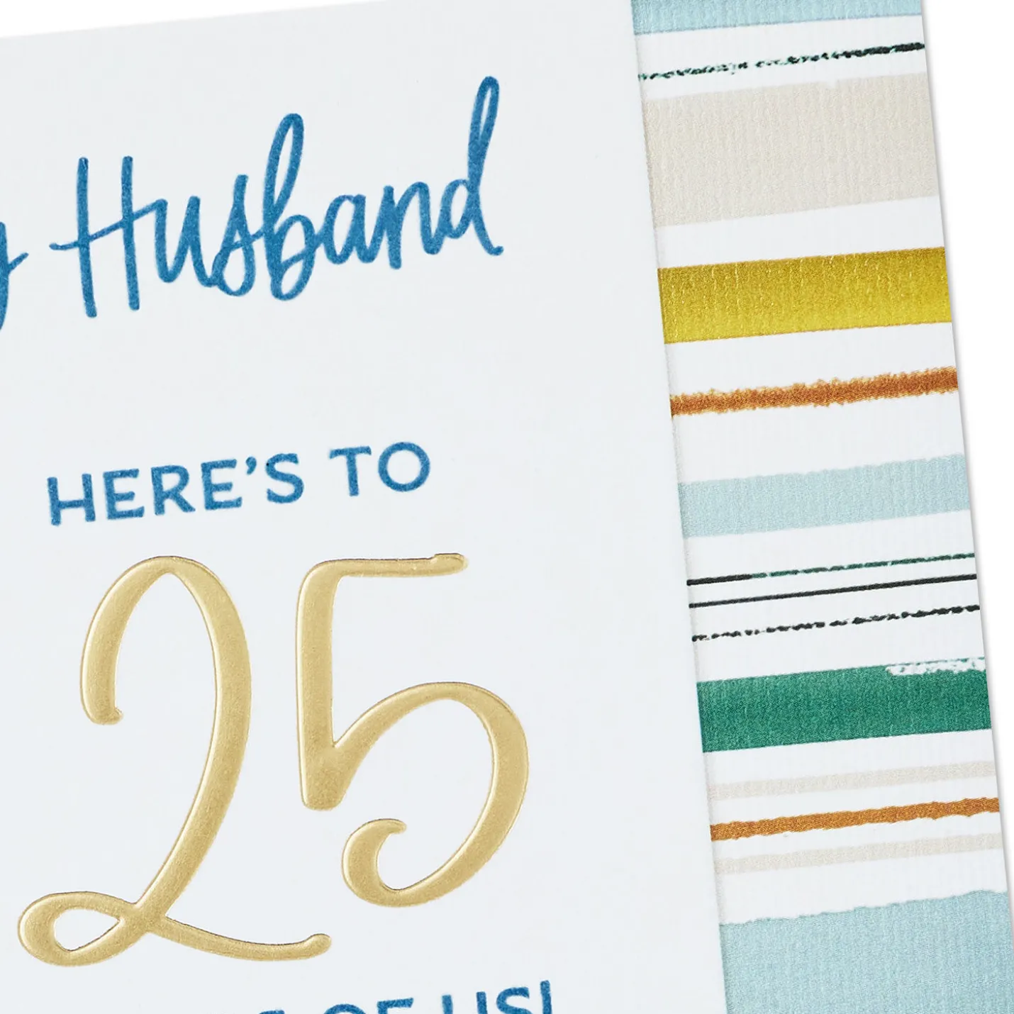 Adventures and Memories 25th Anniversary Card for Husband