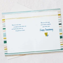 Adventures and Memories 25th Anniversary Card for Husband