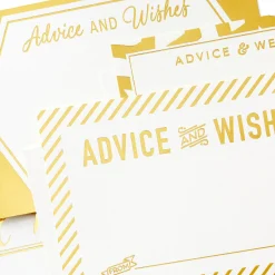 Advice and Well Wishes Flat Note Cards, Pack of 24