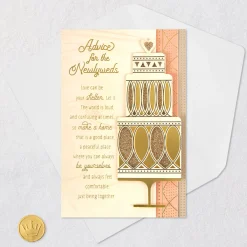 Advice for the Newlyweds Wedding Card
