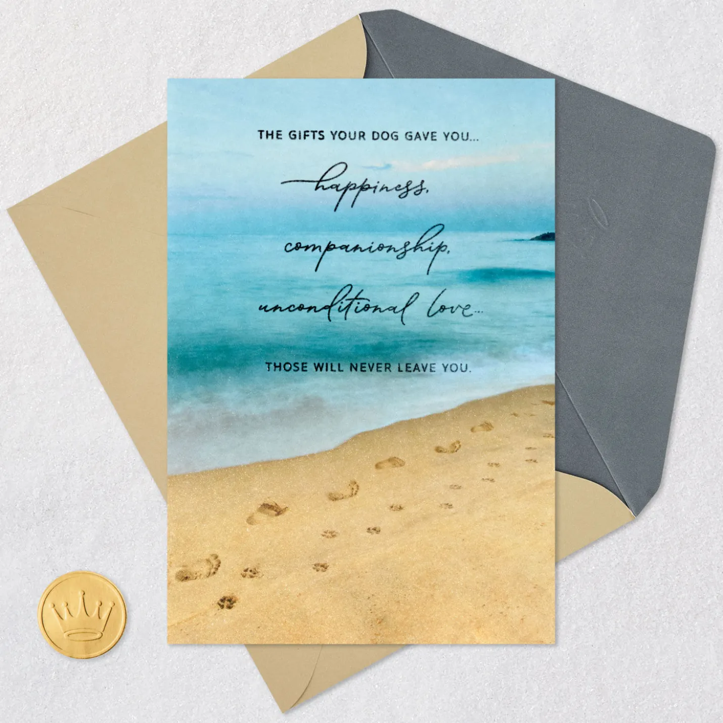 A Faithful Friend to Treasure Sympathy Card for Loss of Dog