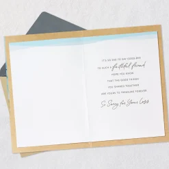 A Faithful Friend to Treasure Sympathy Card for Loss of Dog