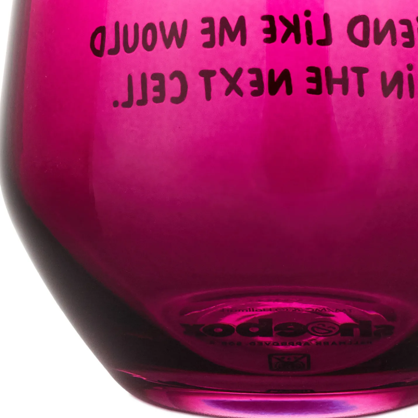 A Friend Like Me Funny Stemless Wine Glass, 15.5 oz.