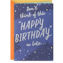 After-Party Funny Belated Birthday Card