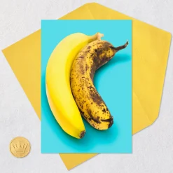 Aging Only Matters to a Banana Funny Birthday Card