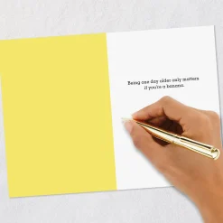 Aging Only Matters to a Banana Funny Birthday Card