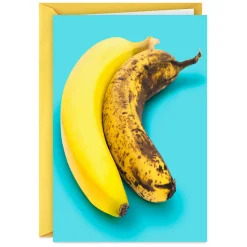 Aging Only Matters to a Banana Funny Birthday Card