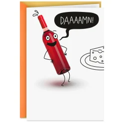 Aging Better Than Wine Funny Birthday Card