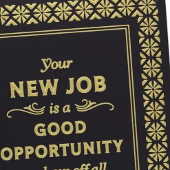A Good Opportunity for You New Job Congratulations Card