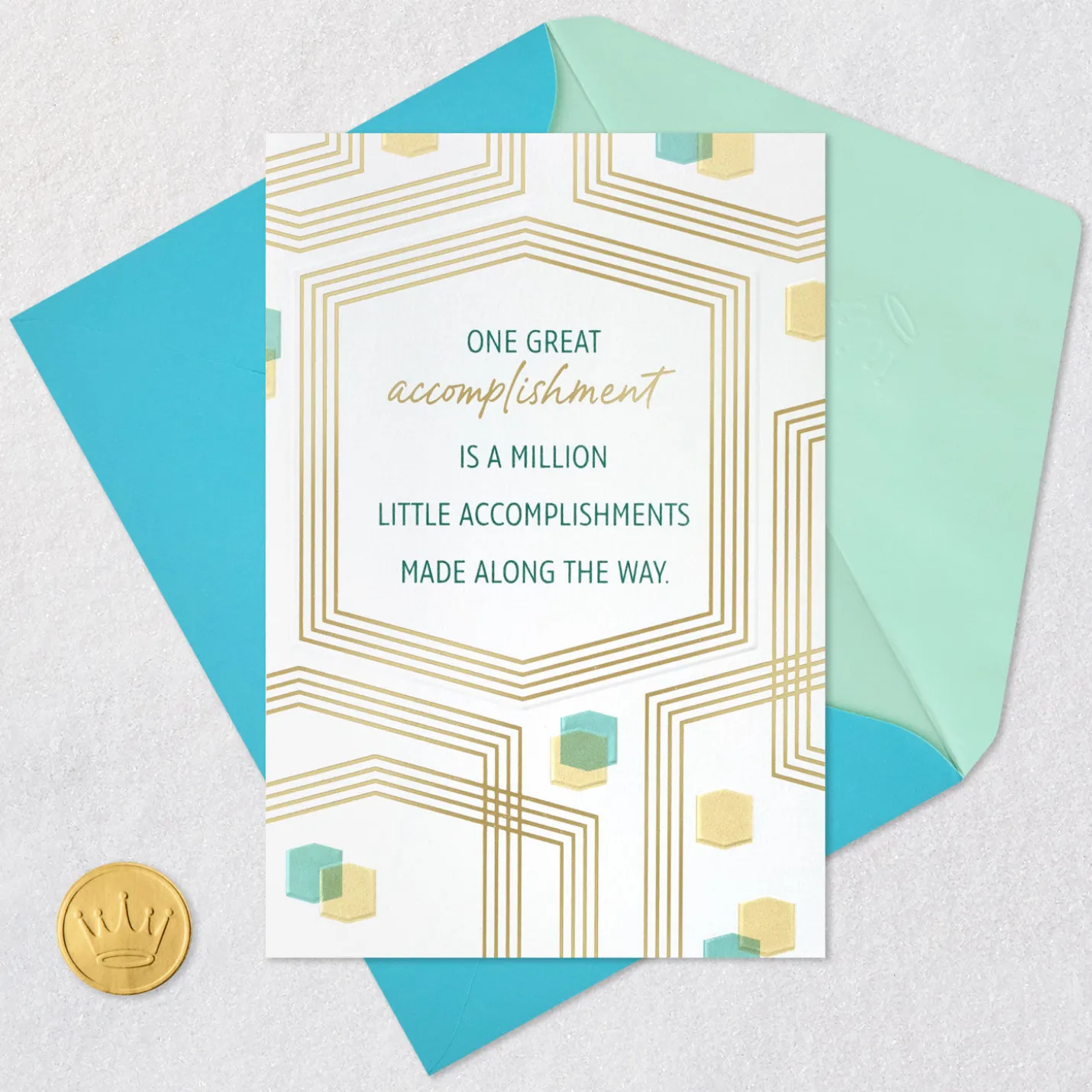 A Great Accomplishment Congratulations Card