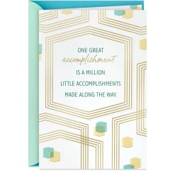 A Great Accomplishment Congratulations Card