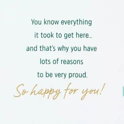 A Great Accomplishment Congratulations Card