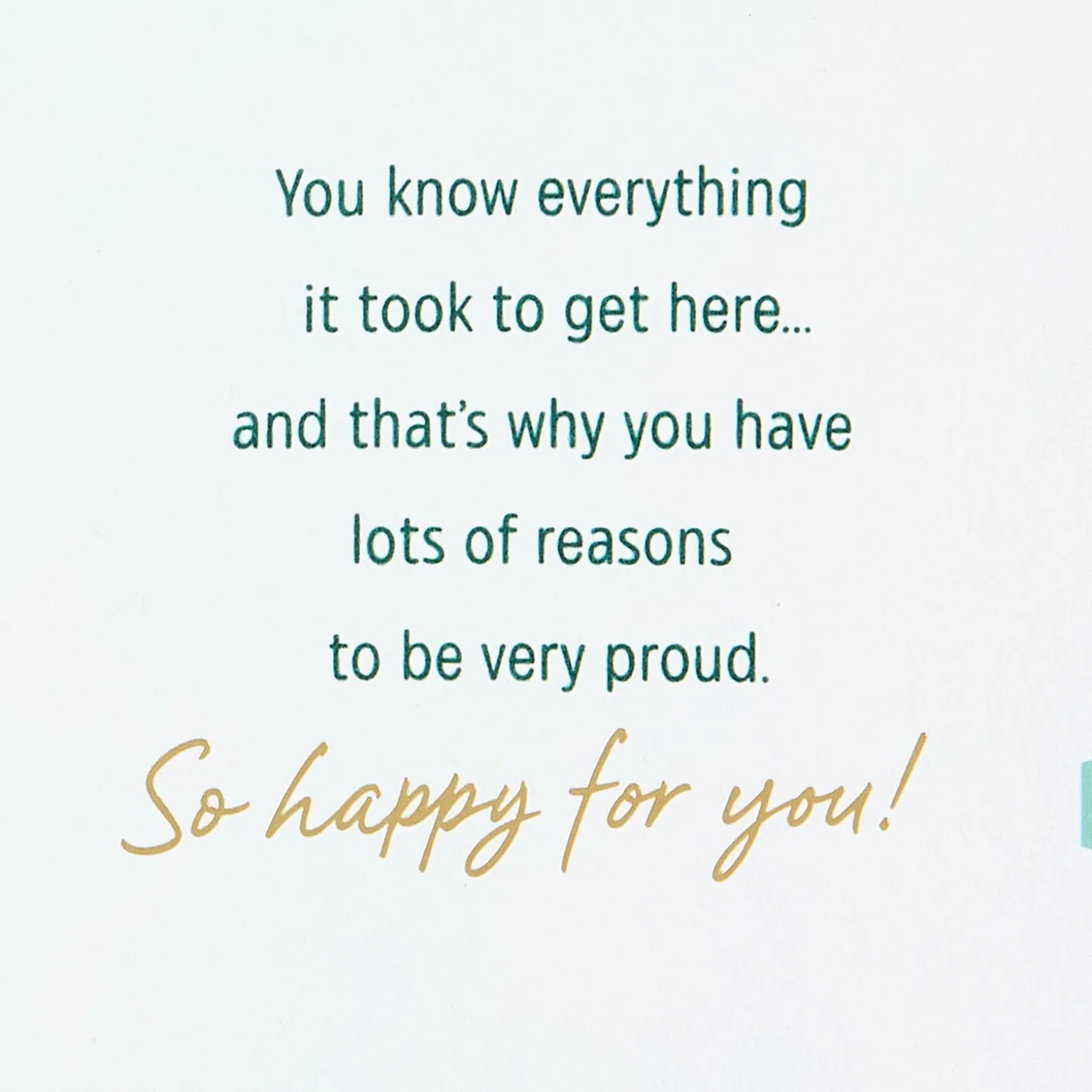 A Great Accomplishment Congratulations Card