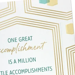 A Great Accomplishment Congratulations Card