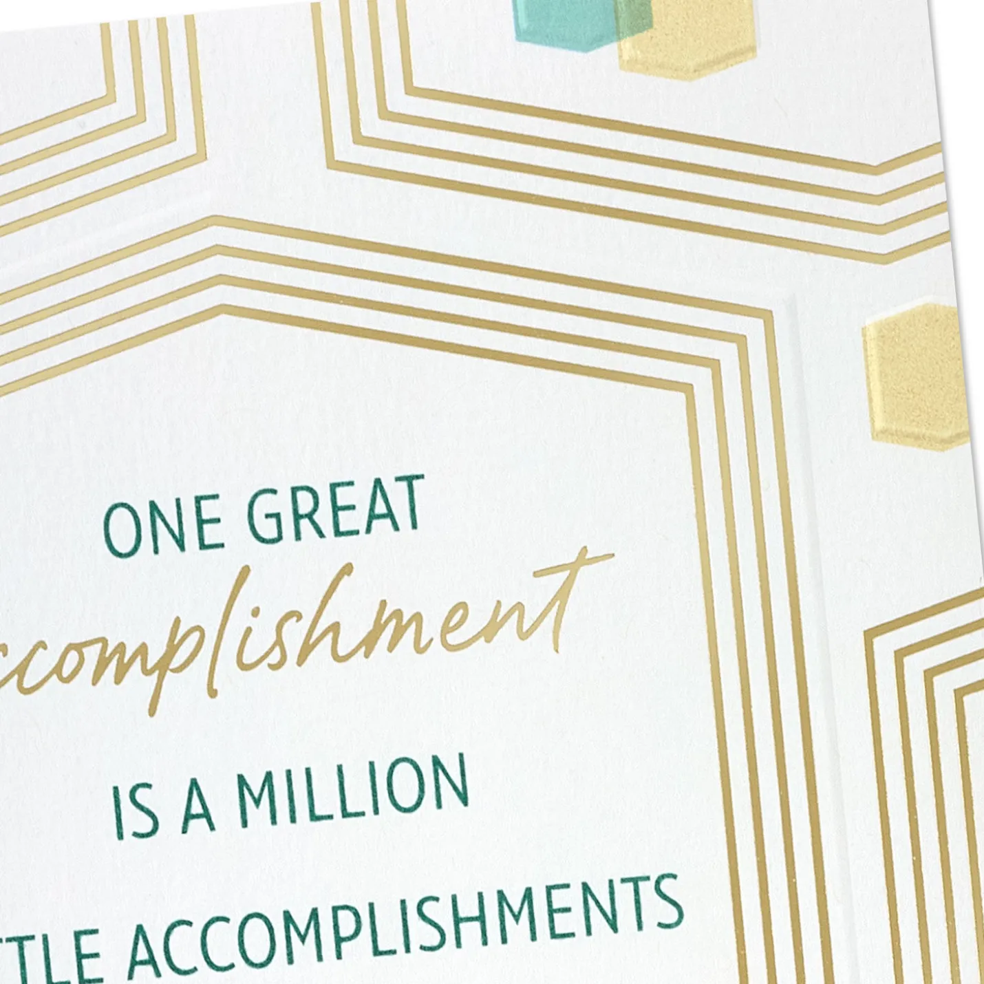 A Great Accomplishment Congratulations Card
