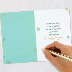 A Great Accomplishment Congratulations Card