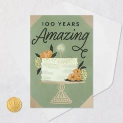 A Great Example of 100 Years Young 100th Birthday Card