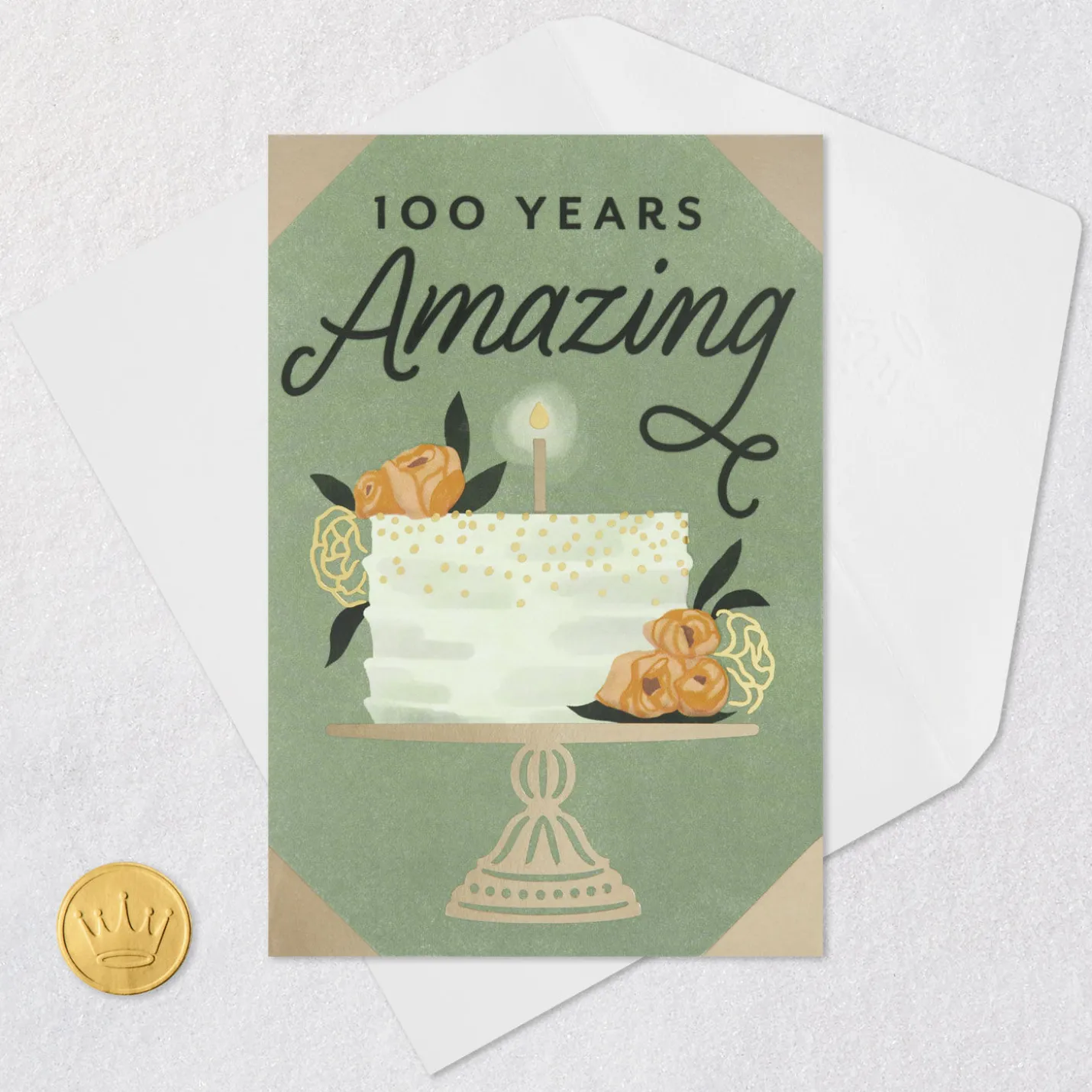 A Great Example of 100 Years Young 100th Birthday Card