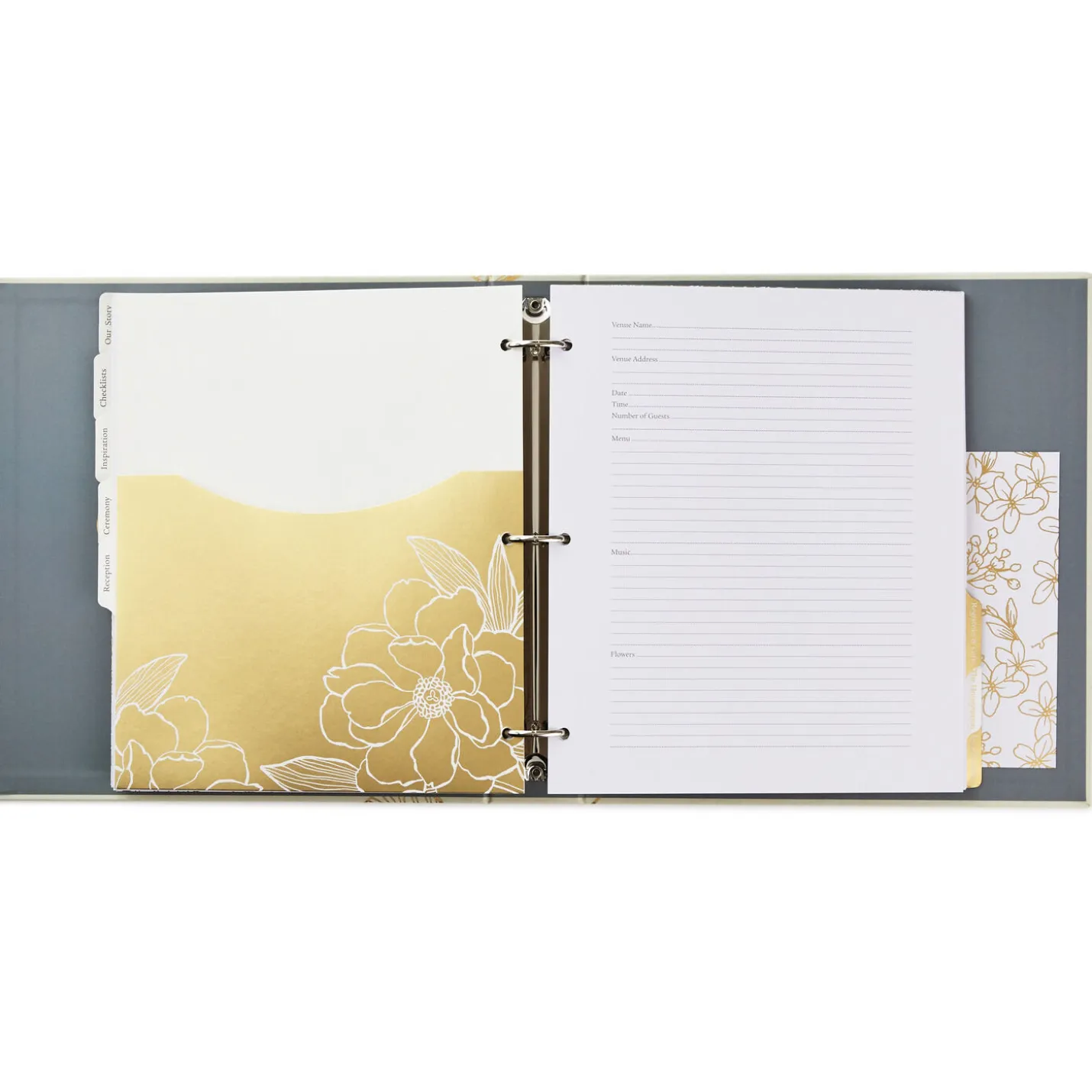 A Happy Beginning Wedding Planner 3-Ring Binder