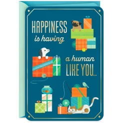 A Human Like You Birthday Card from Pets