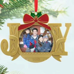A Joy to Behold 2025 Metal Personalized Ornament, Custom Photo