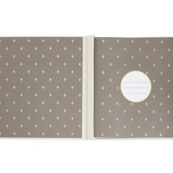 A Life Remembered Taupe Striped Refillable Photo Album