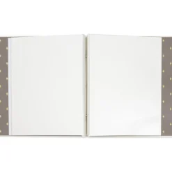 A Life Remembered Taupe Striped Refillable Photo Album