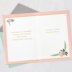 A Lifetime of Dreams Come True Wedding Card