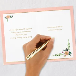A Lifetime of Dreams Come True Wedding Card