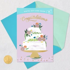 A Lifetime of Dreams Come True Gift Card Greeting Wedding Card