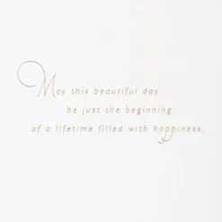 A Lifetime of Happiness Wedding Card