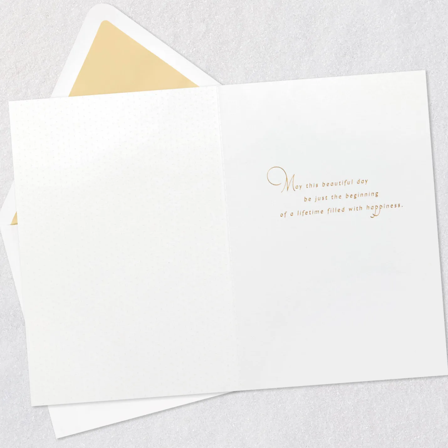 A Lifetime of Happiness Wedding Card